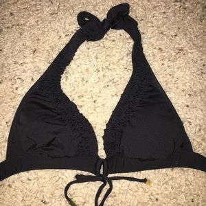 Black swim suit top